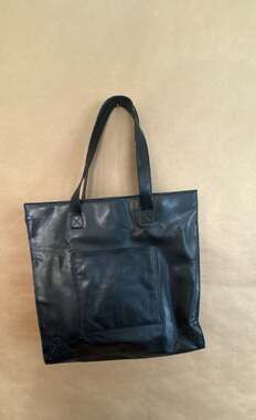 Givenchy Parfums Black Faux Leather Tote Bag
